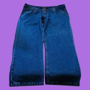 Saddlebred Men's B&T Jeans Medium Blue Flat Front Zipper Closure Size (44W x 33)